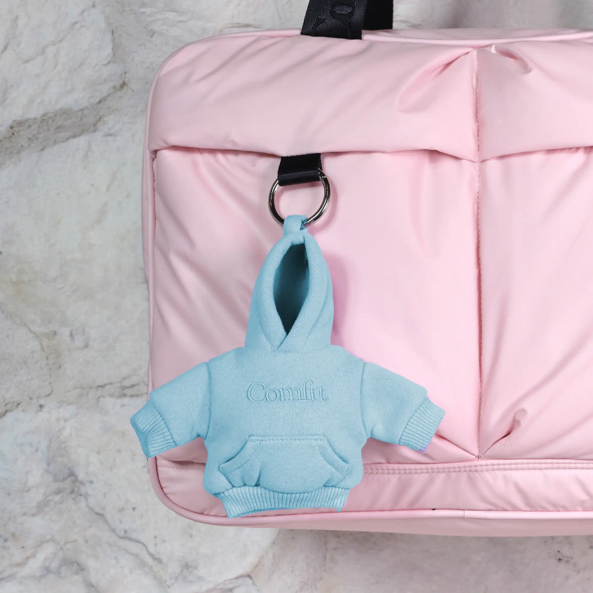 🧸 Mini Hoodie Keychain – Cute Stress Ball Charm, Clip-On Design, Squeeze & Relax, Fun Gift for Women, Teens & Friends