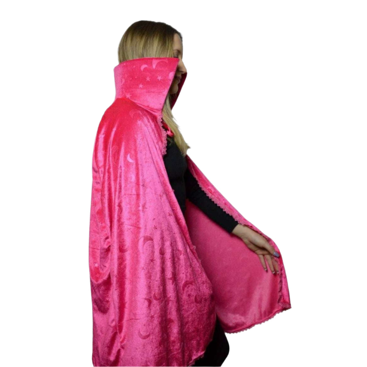 Velvet Moon & Star Witch Cape