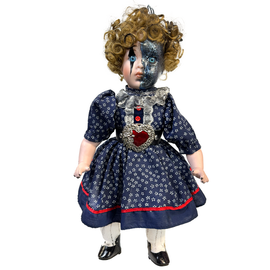 Decayed Classic Porcelain Doll - Morgue Collection | Horror Collectible Gift | NYC Halloween Store