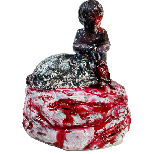 Boy W/ Lamb - Morgue Collection | Horror Collectible Gift | NYC Halloween Store