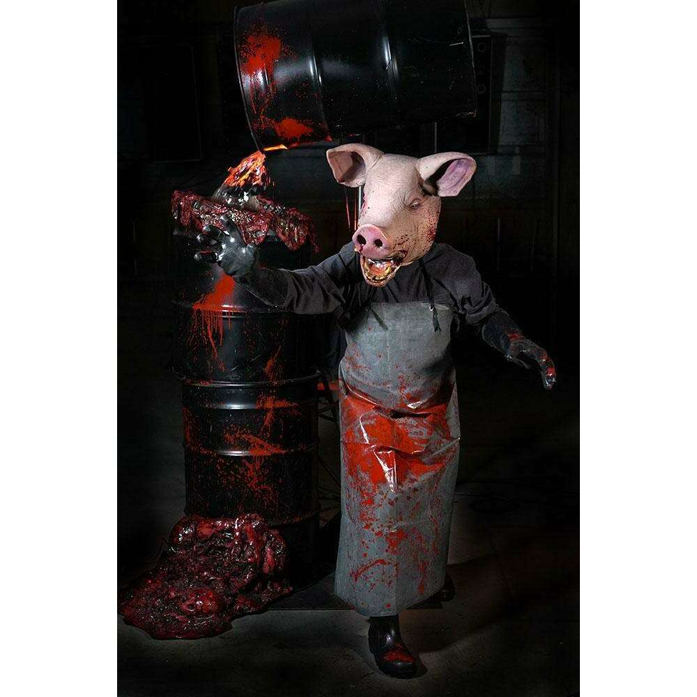 Butcher Barrel Shock Animated Prop | Haunted House Prop NYC | Halloween Prop Store
