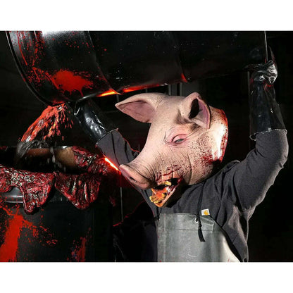 Butcher Barrel Shock Animated Prop | Haunted House Prop NYC | Halloween Prop Store