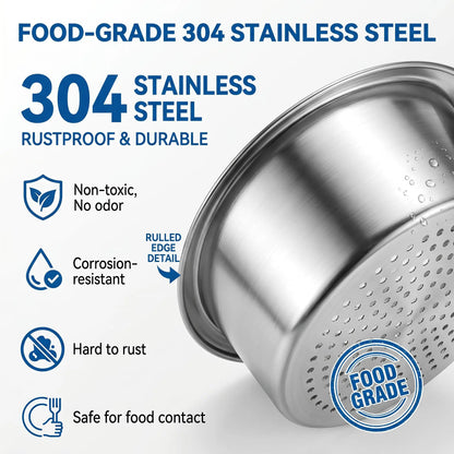 BUY 1 GET 1 FREE💧Stainless Steel Swan Sink Strainer Basket!!!🦢💧