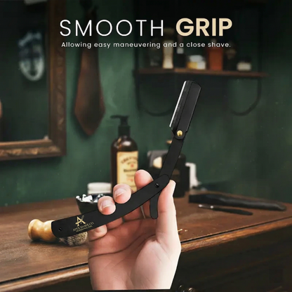 🔥⏰Hot Sale 49% OFF - Men's Professional Straight Razor Barber Kit - 100 Blades
