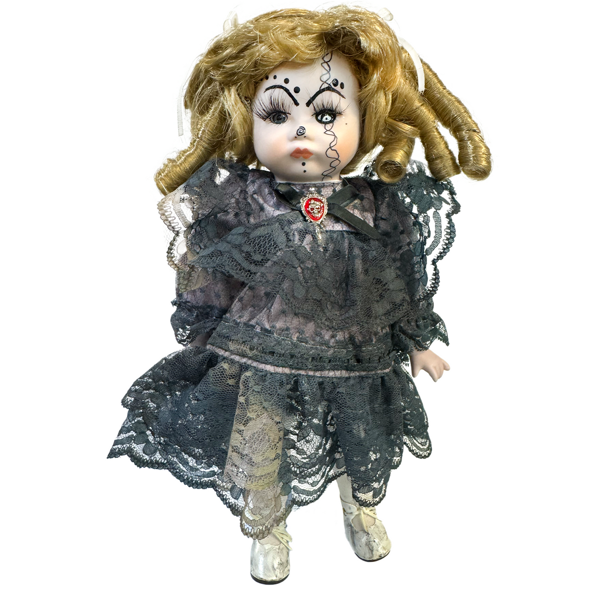 Classic Victorian Porcelain Doll - Morgue Collection | Horror Collectible Gift | NYC Halloween Store