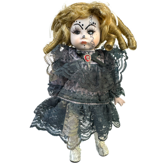 Classic Victorian Porcelain Doll - Morgue Collection | Horror Collectible Gift | NYC Halloween Store