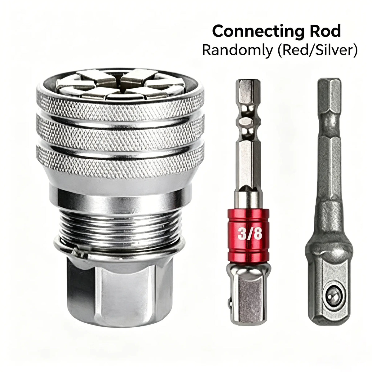 Universal Socket Wrench Tool – Self-Adjusting Multi-Size Socket for Ratchets & Power Drills | Heavy-Duty Repair Tool Gift for Men