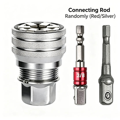 Universal Socket Wrench Tool – Self-Adjusting Multi-Size Socket for Ratchets & Power Drills | Heavy-Duty Repair Tool Gift for Men
