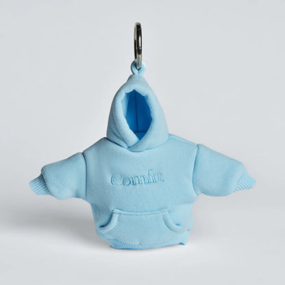 🧸 Mini Hoodie Keychain – Cute Stress Ball Charm, Clip-On Design, Squeeze & Relax, Fun Gift for Women, Teens & Friends