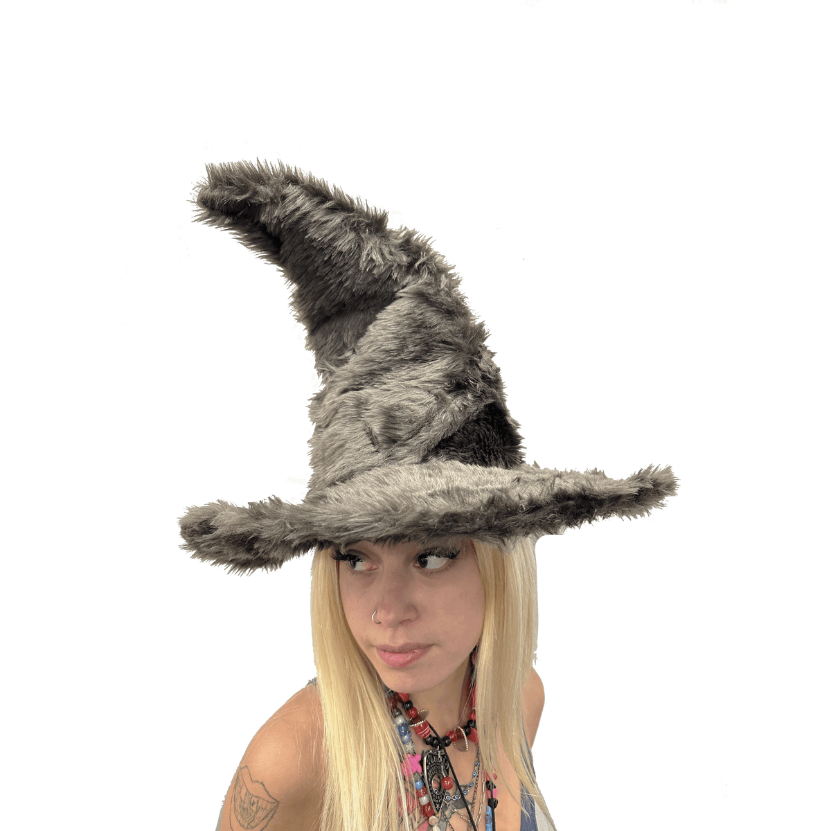 Faux Fur Witch Hat