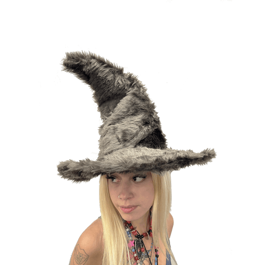 Faux Fur Witch Hat