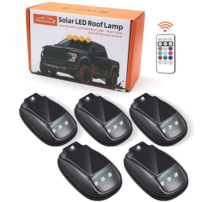 ⚡Hot Sales 49% OFF🔥Solar Car Roof RGB Strobe Light - Free Remote Control Included