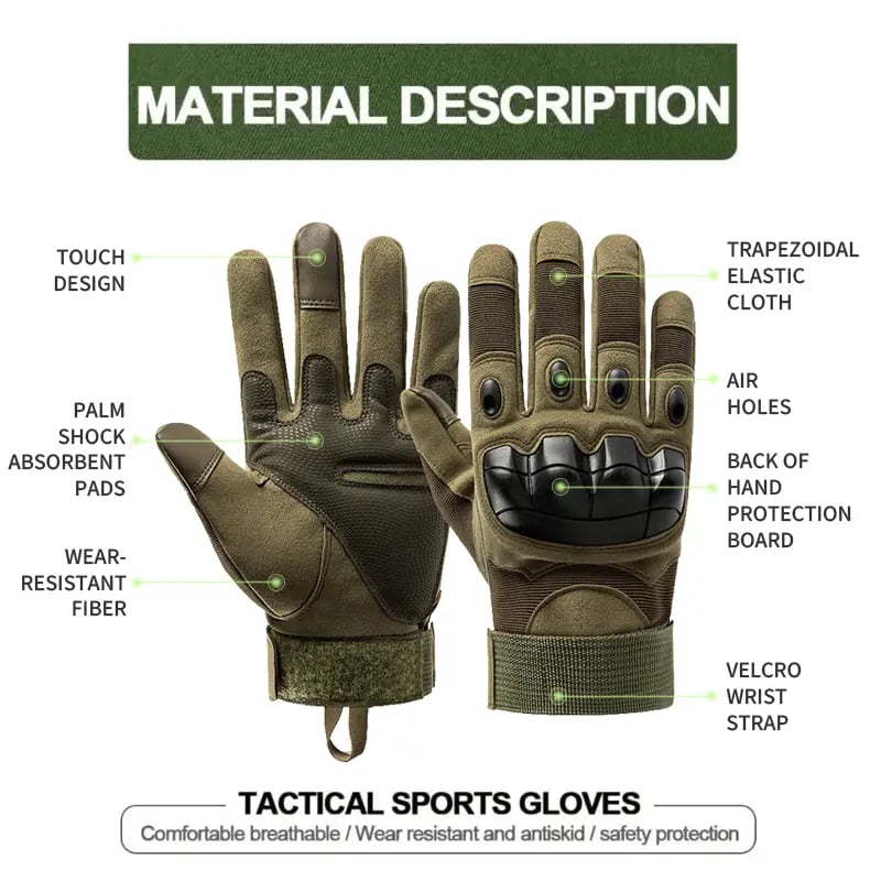 🔥Heavy Duty Tactical Gloves🧤Unrivaled Protection & Performance