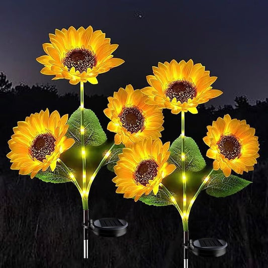🌻🌞Solar LED Sunflower Garden Lights