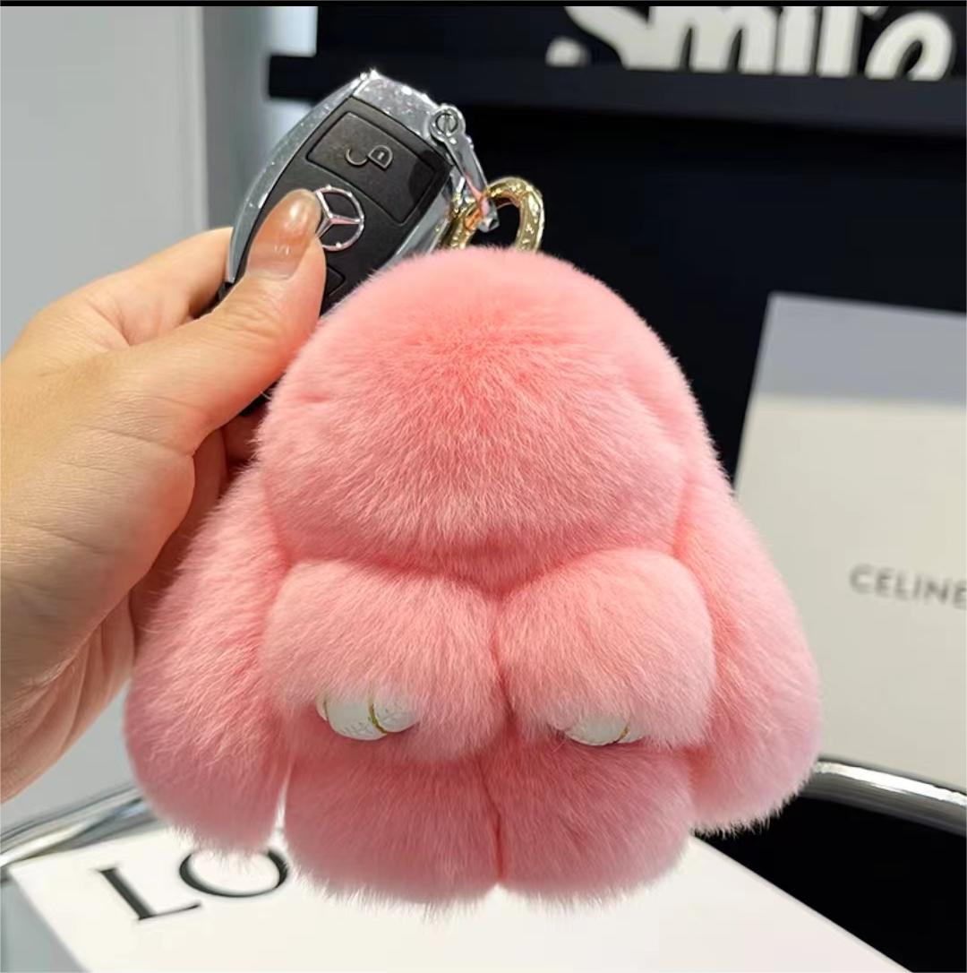 🐰Easter Cute Bunny Plush Keychain - Iron Box Gift Option, 🎁Easter Sweet Surprise