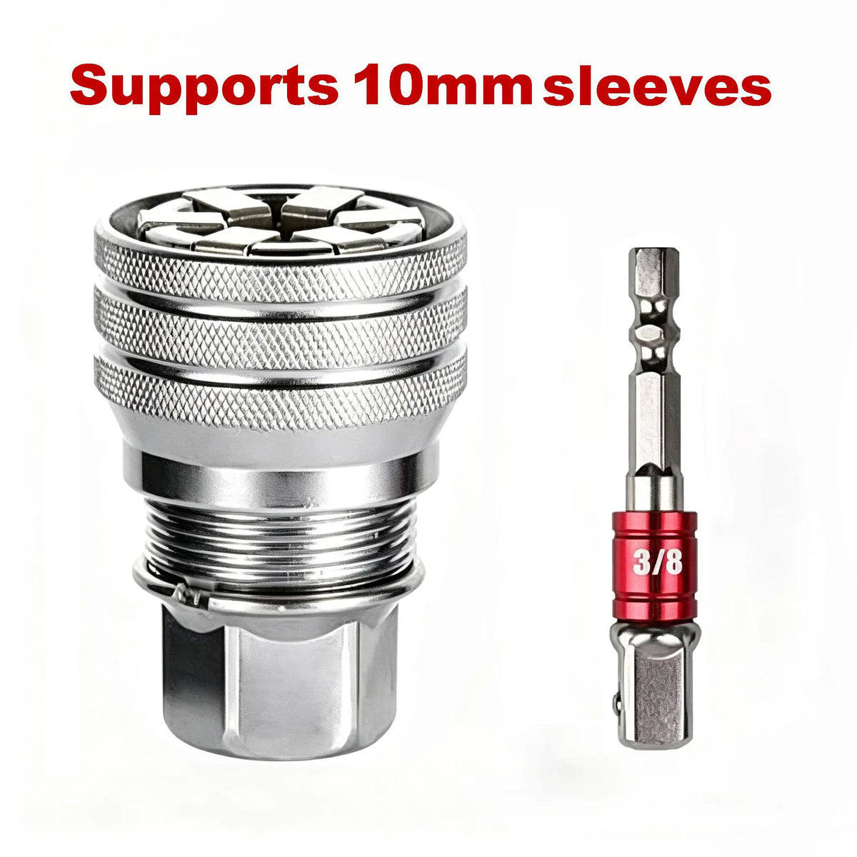 Universal Socket Wrench Tool – Self-Adjusting Multi-Size Socket for Ratchets & Power Drills | Heavy-Duty Repair Tool Gift for Men