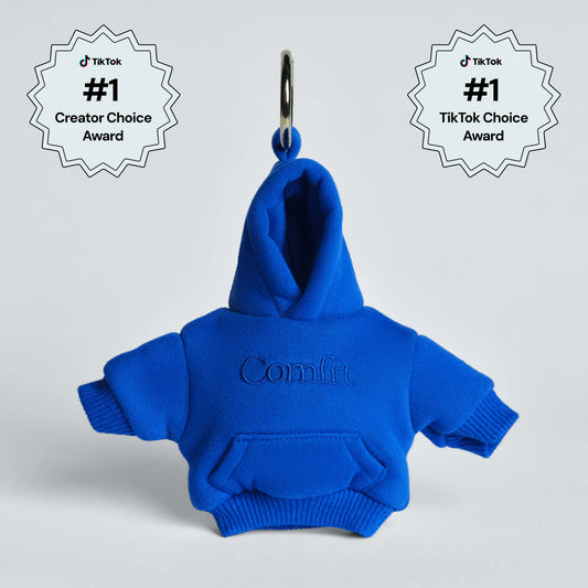 🧸 Mini Hoodie Keychain – Cute Stress Ball Charm, Clip-On Design, Squeeze & Relax, Fun Gift for Women, Teens & Friends