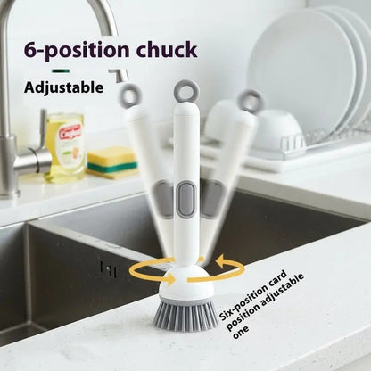 🏆Flash Sale⚡ 50K+ SOLD! 6-in-1 Rotatable Dish Brush