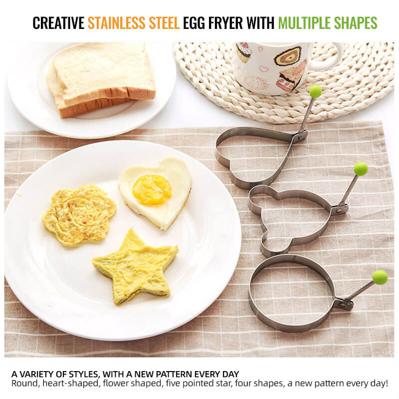 🔥 LAST DAY 49% OFF- Stainless Steel Fried Egg Molds