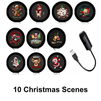 HD Christmas Scene Projector – Pick Your Perfect Festive Display (6 or 10 Scenes)