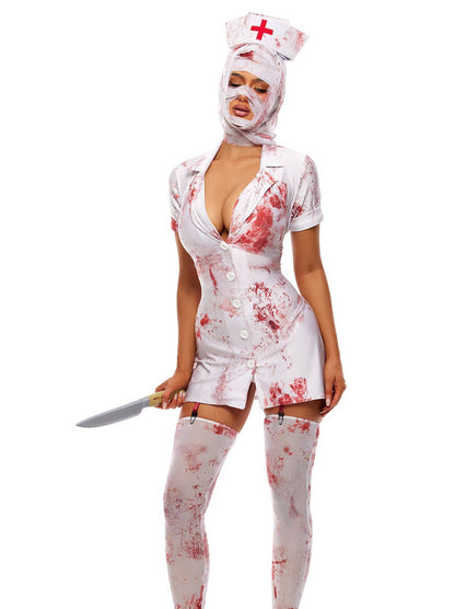 Silent Care Women's Sexy Nurse Costume | NYC Halloween Costume Shop | Sexy Costume for Women