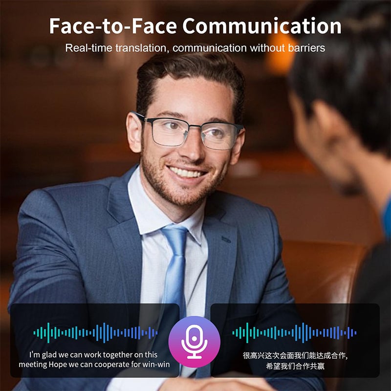 🤖AI Smart Wireless Bluetooth Translation Glasses