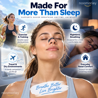 Magnetic Nasal Support Strips – External Breathing Aid for Sleep, Travel & Daily Comfort