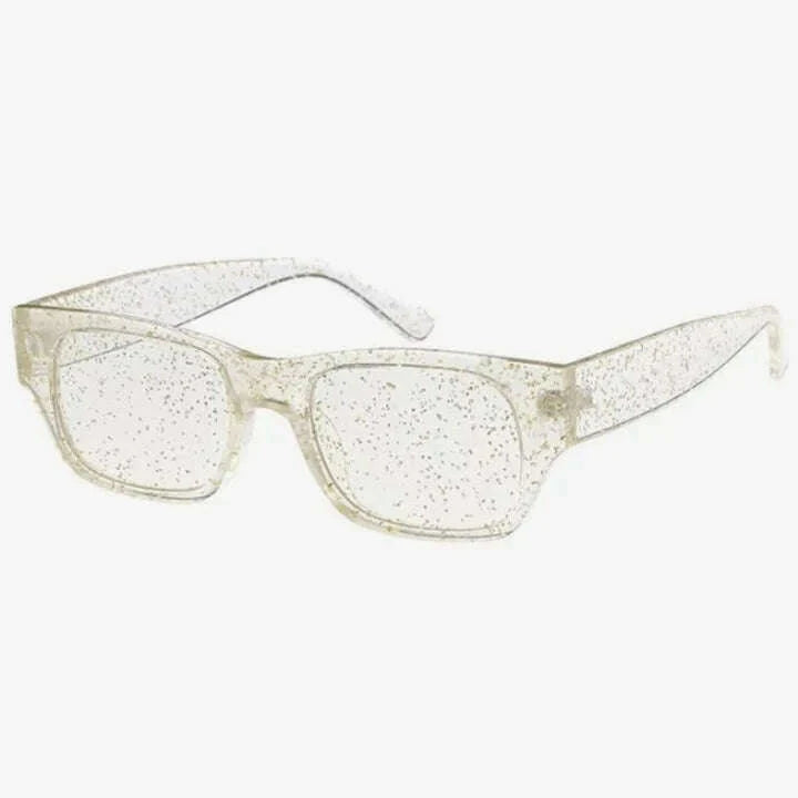 Glitter Lens and Flame Sunglasses | Novelty Sunglasses NYC | Costume Eyewear