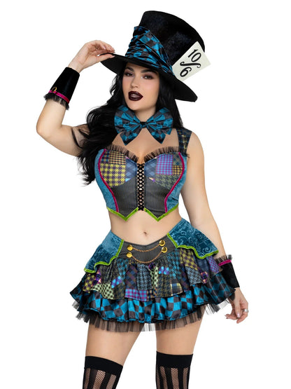 Darling Mad Hatter Women's Costume | NYC Halloween Costume Shop | Sexy Costume for Women