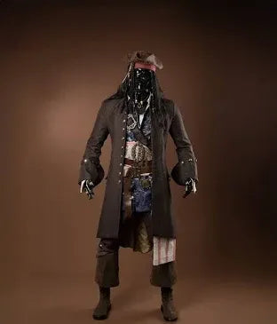 Captain Jack Pirate Men's Adult Cosplay Costume | NYC Costume Rental | Film & Theater Costume Hire