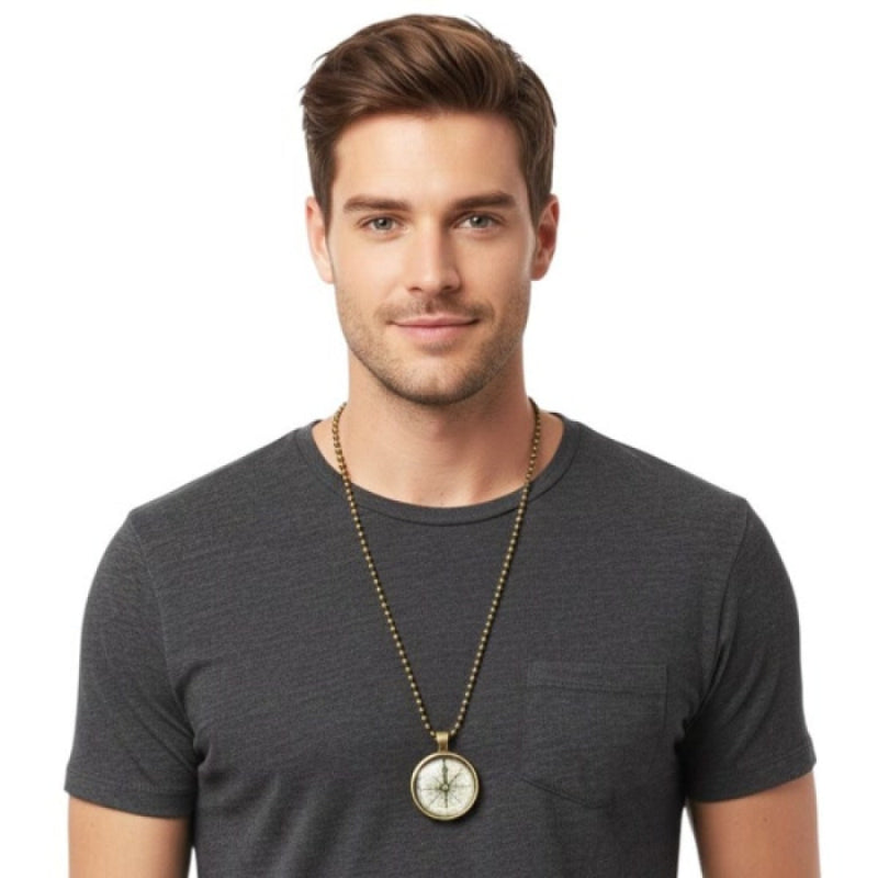 Pirate Compass Necklace | Costume Jewelry NYC | Statement Jewelry