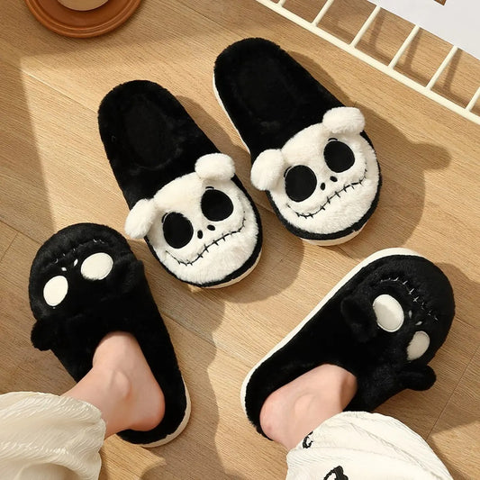 Cozy Beary Cute Skull Slippers | Costume Accessory NYC | Cosplay Accessories