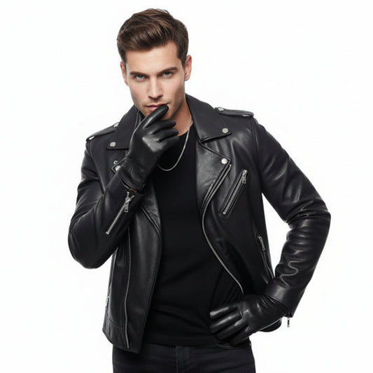 Faux Black Leather Gloves | Costume Accessory NYC | Cosplay Accessories