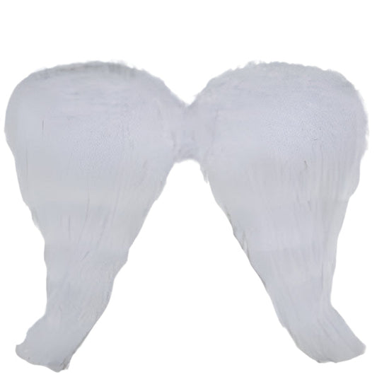 18" Downturned White Angel Wings | Costume Accessory NYC | Cosplay Accessories
