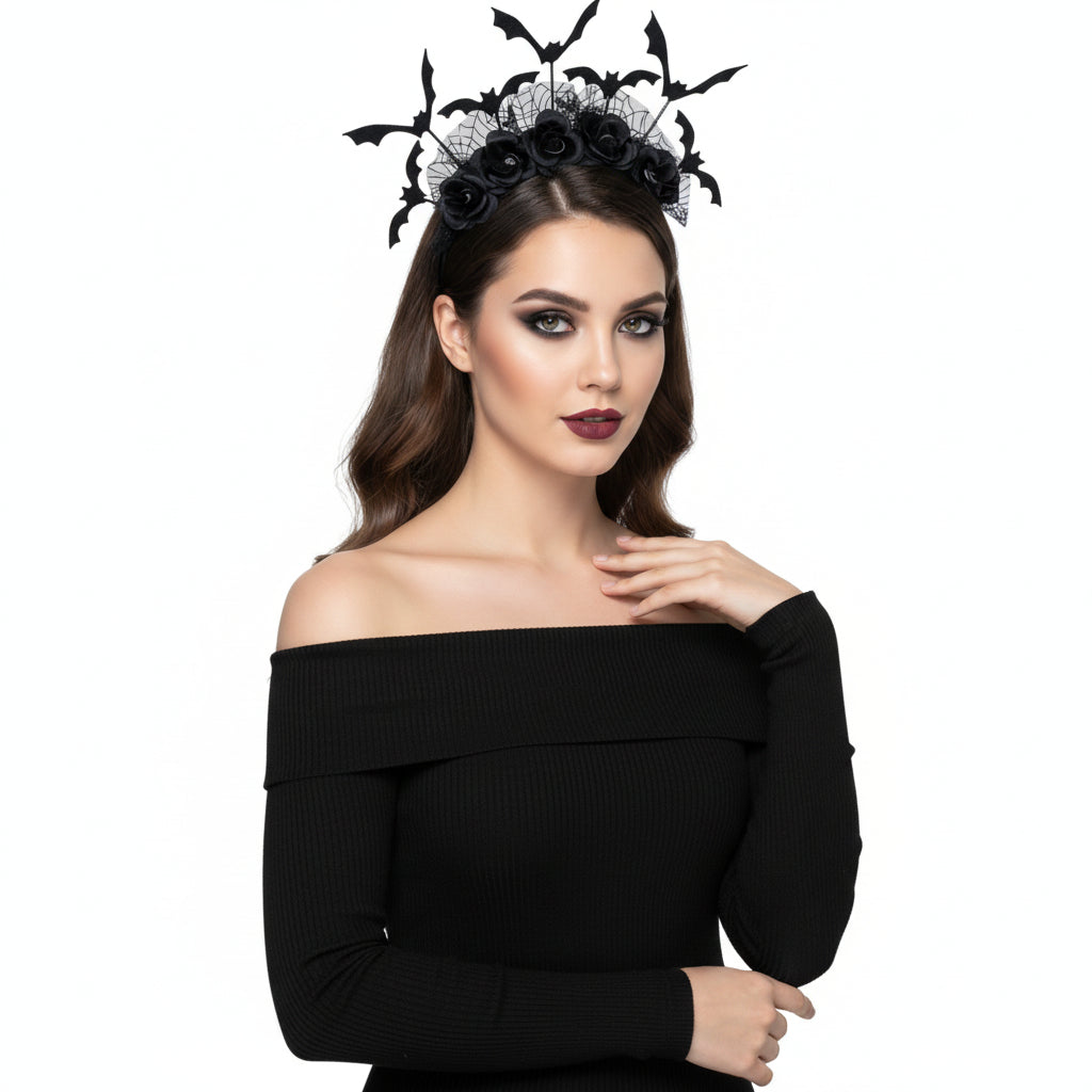 Gothic Bats Headband | Costume Accessory NYC | Cosplay Accessories