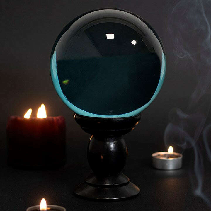 Large Crystal Ball & Stand