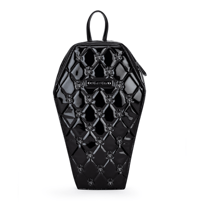 Spider Studded Coffin Backpack | NYC Costume Shop | Halloween & Cosplay Store