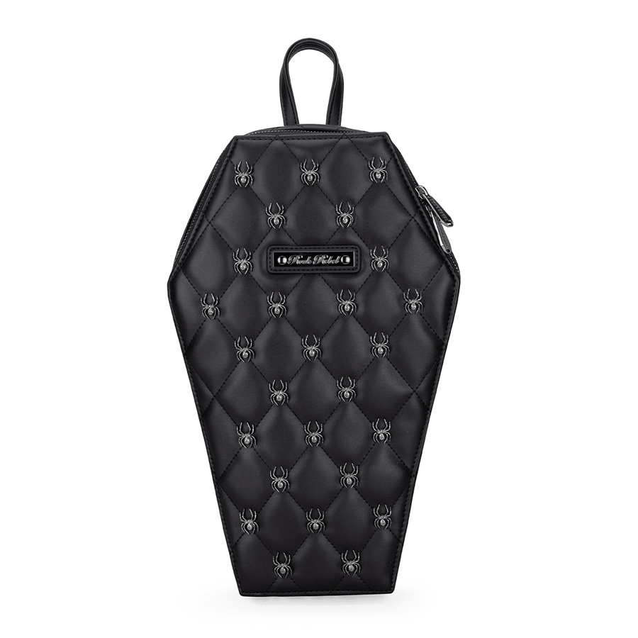 Spider Studded Coffin Backpack | NYC Costume Shop | Halloween & Cosplay Store