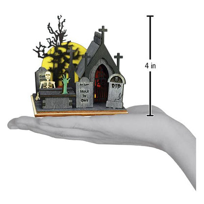 Old World Christmas Creepy Cemetery Halloween Ornament