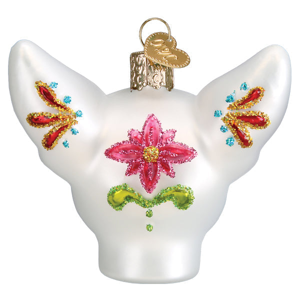 Old World Christmas Dia De Los Muertos Dog Halloween Collectible Day of the Dead Ornament