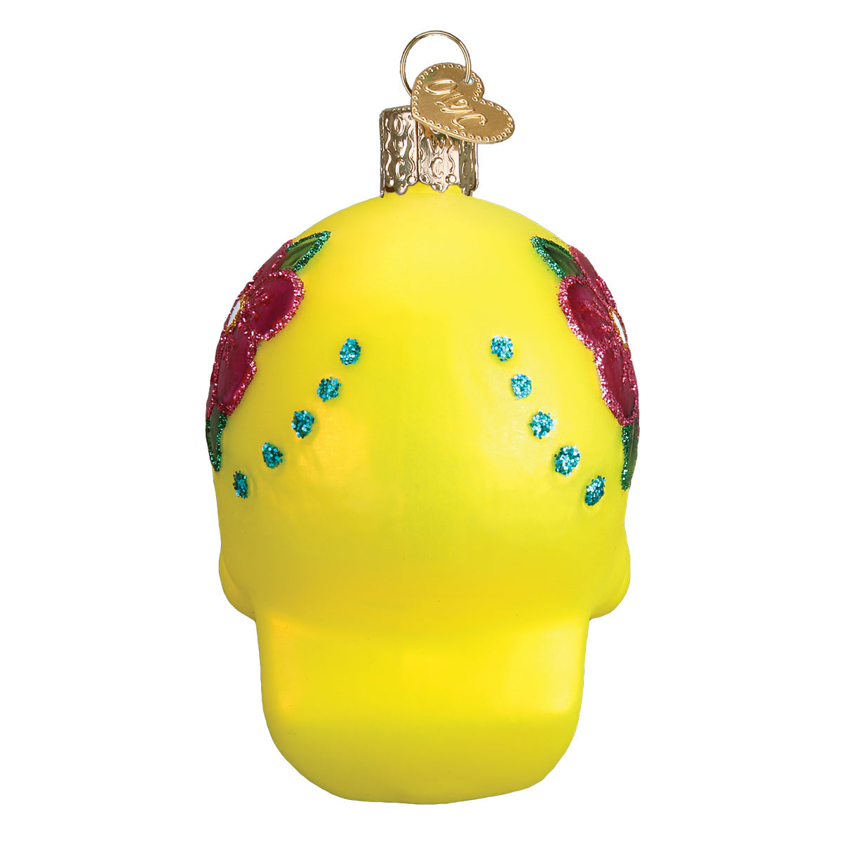 Old World Christmas Dia de los Muertos Sugar Skull Halloween Collectible Day of the Dead Ornament