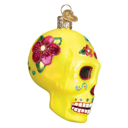 Old World Christmas Dia de los Muertos Sugar Skull Halloween Collectible Day of the Dead Ornament