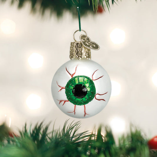 Old World Christmas Green Evil Eye Halloween Collectible Halloween Ornament