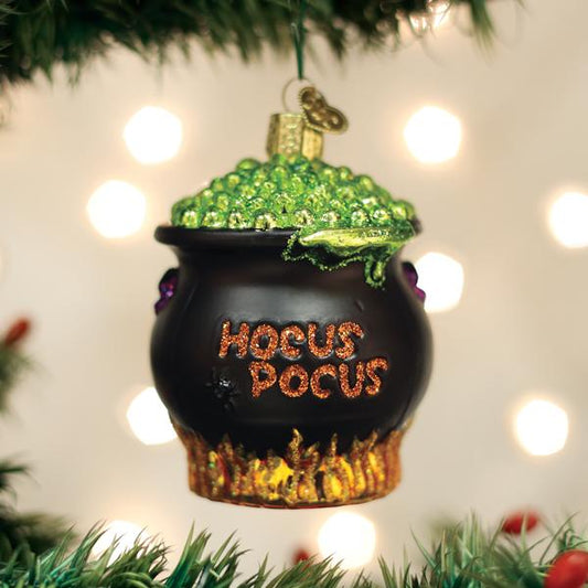 Old World Christmas Cauldron Collectible Halloween Ornament