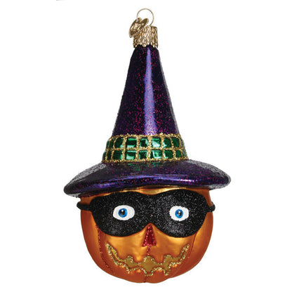 Old World Christmas Masked Witch Jack O'lantern Halloween Collectible Halloween Ornament
