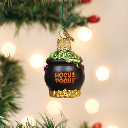 Old World Christmas Mini Halloween Cauldron Halloween Ornament