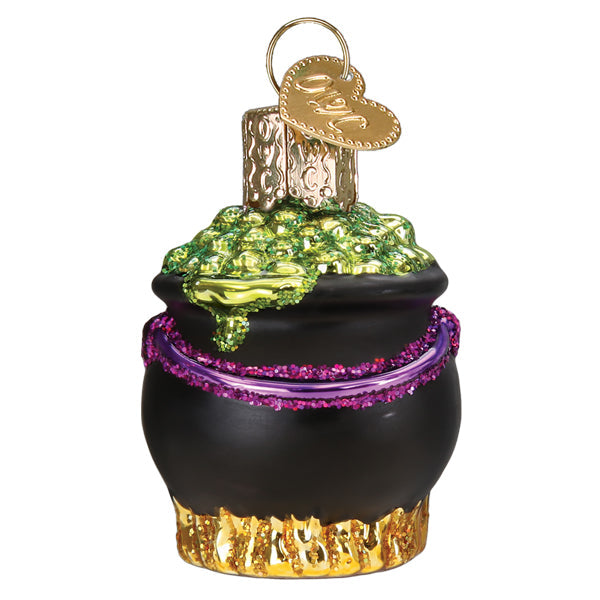 Old World Christmas Mini Halloween Cauldron Halloween Ornament