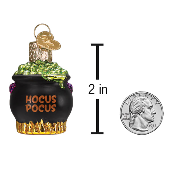 Old World Christmas Mini Halloween Cauldron Halloween Ornament