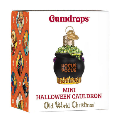 Old World Christmas Mini Halloween Cauldron Halloween Ornament