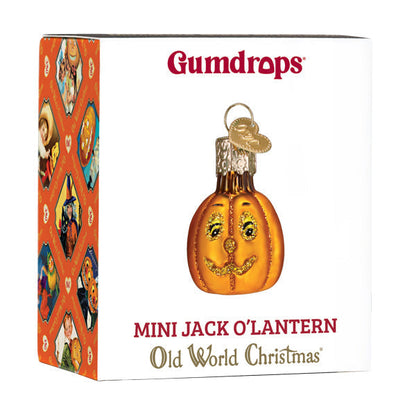 Old World Christmas Mini Jack O'lantern Christmas Ornament